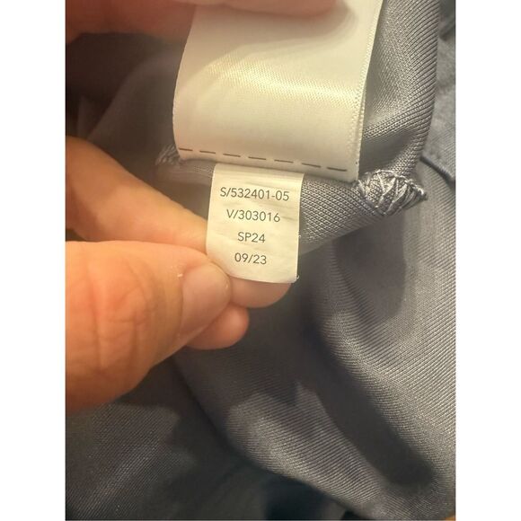 Athleta Gray Long Raglan Sleeve Crew Neck High Low Hem Pullover Sweater Small - Picture 4 of 6